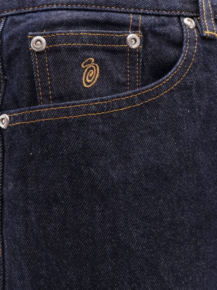 STUSSY Relaxed Jeans With Iconic Logo Embroidery