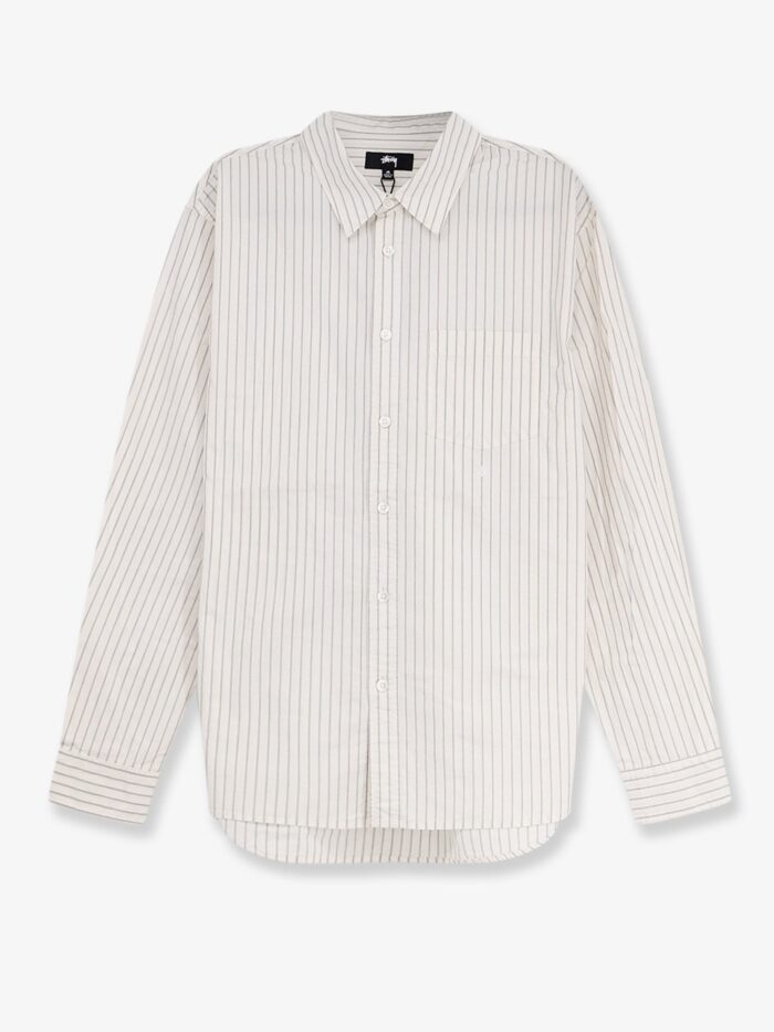 stussy standard striped cotton shirt STUSSY Standard Striped Cotton Shirt
