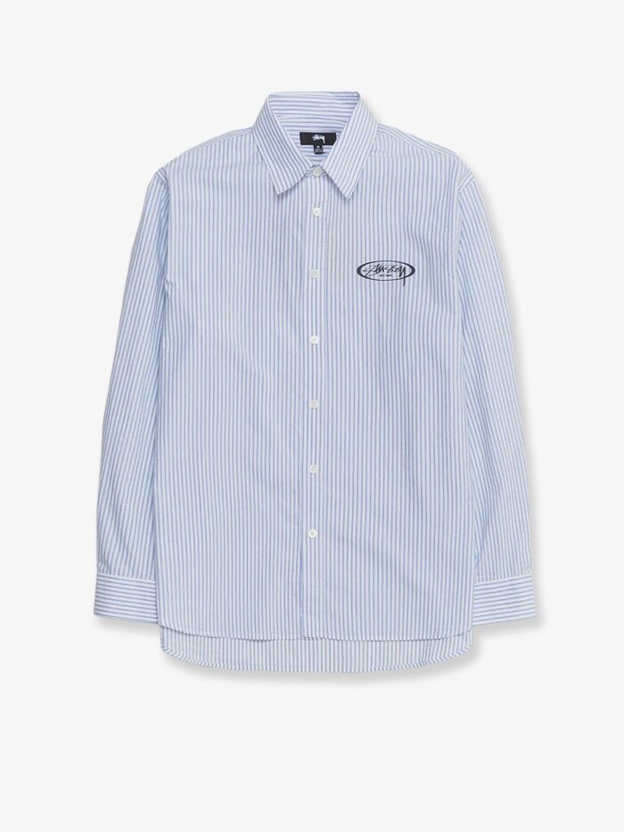 STUSSY Standard Striped Cotton Shirt