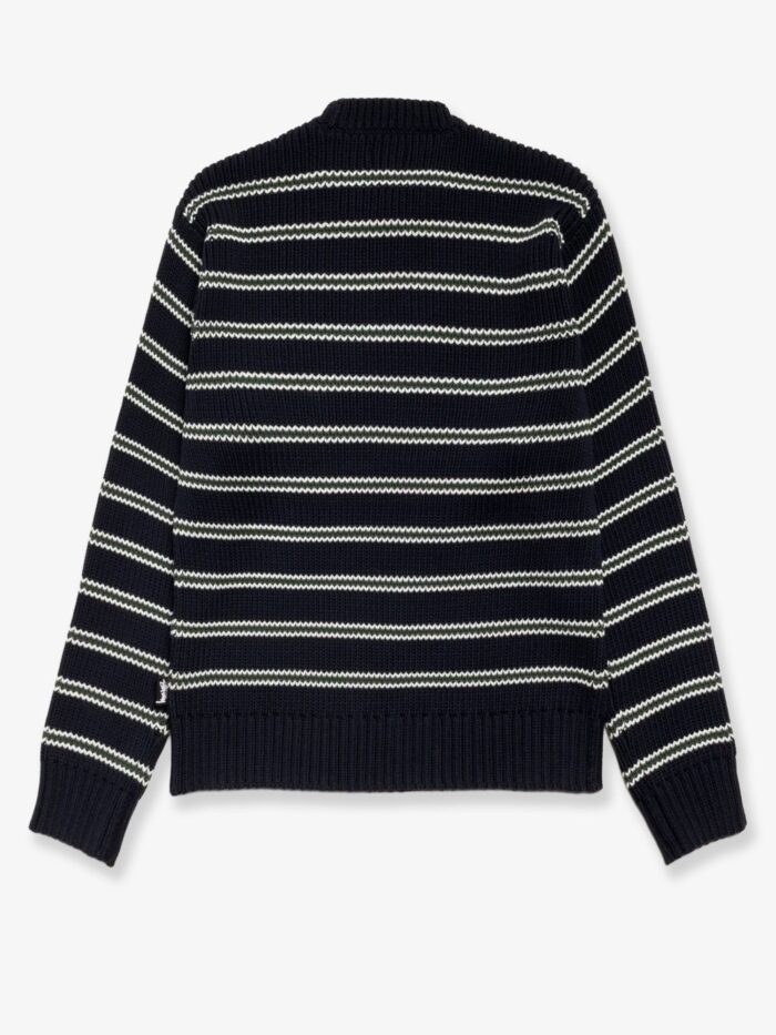 STUSSY Stripe Crew Cotton Blend Sweater
