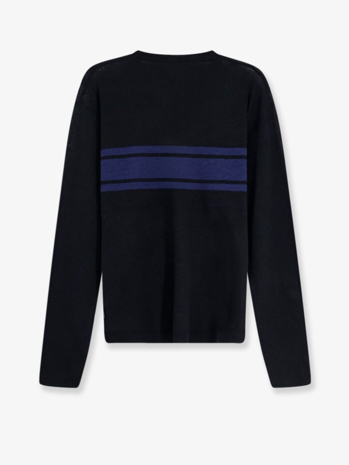 STUSSY Striped Cotton And Linen Sweater