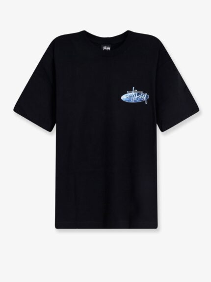 STUSSY Wave Oval Cotton T-shirt