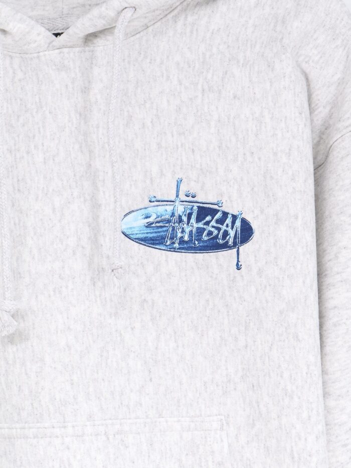 STUSSY Wave Oval Hooded Sweatshirt