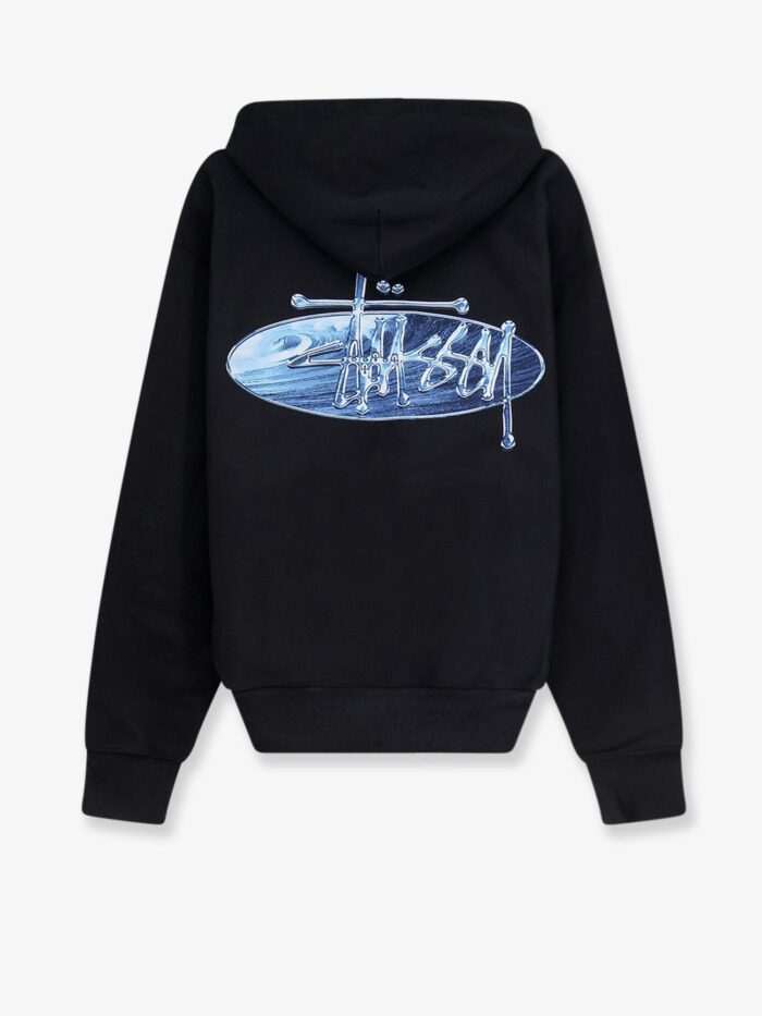 STUSSY Wave Oval Hooded Sweatshirt
