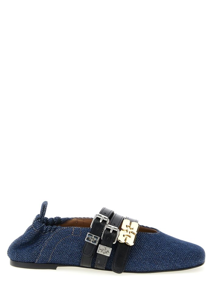 ganni 'sue triple' ballet flats GANNI 'Sue Triple' Ballet Flats