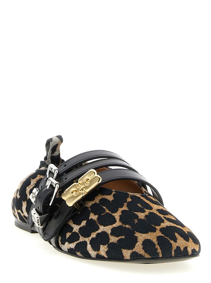 GANNI 'Sue Triple' Ballet Flats