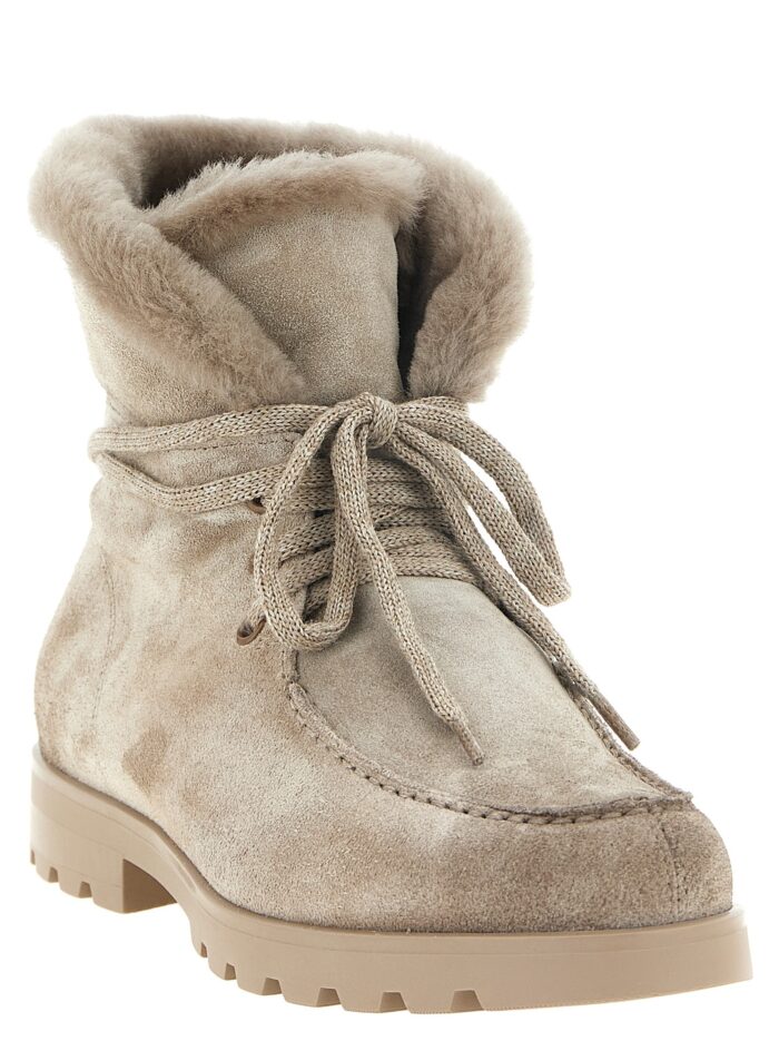 SANTONI Suede Ankle Boots