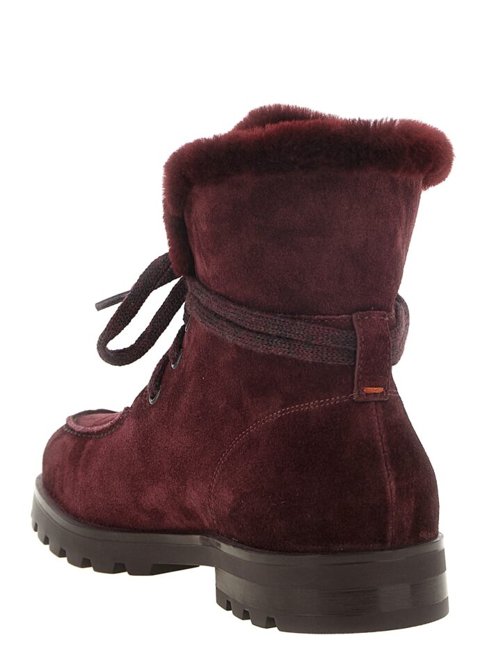 SANTONI Suede Ankle Boots