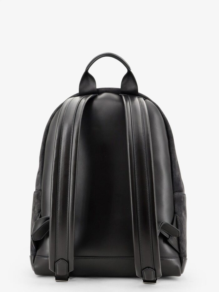 TOM FORD Suede Backpack With Maxi Zip On The Front