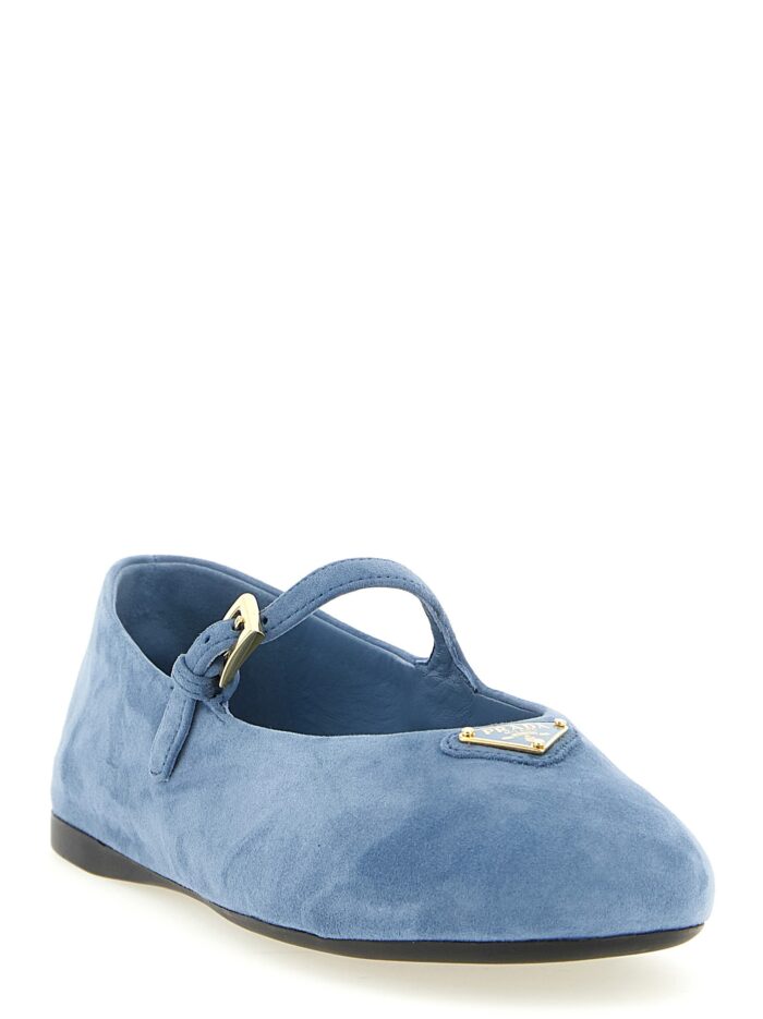 PRADA Suede Ballet Flats