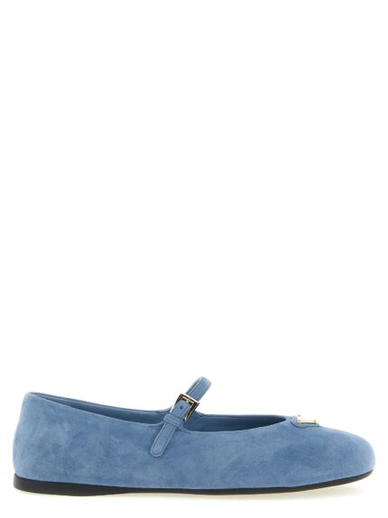 PRADA Suede Ballet Flats