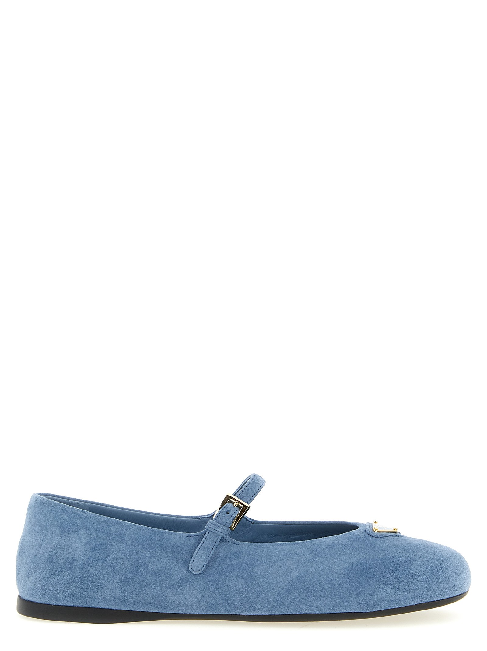 PRADA Suede Ballet Flats