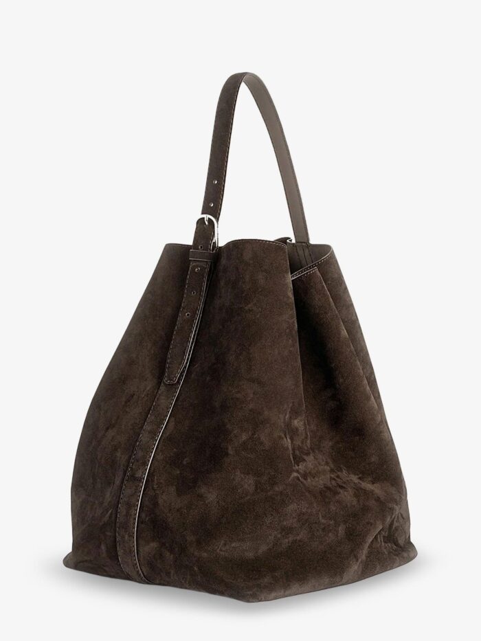 Toteme Suede Belted Tote Shoulder Bag