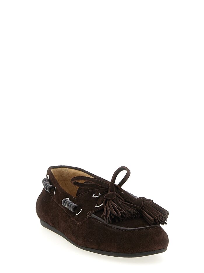 Miu Miu Suede Boat Shoe