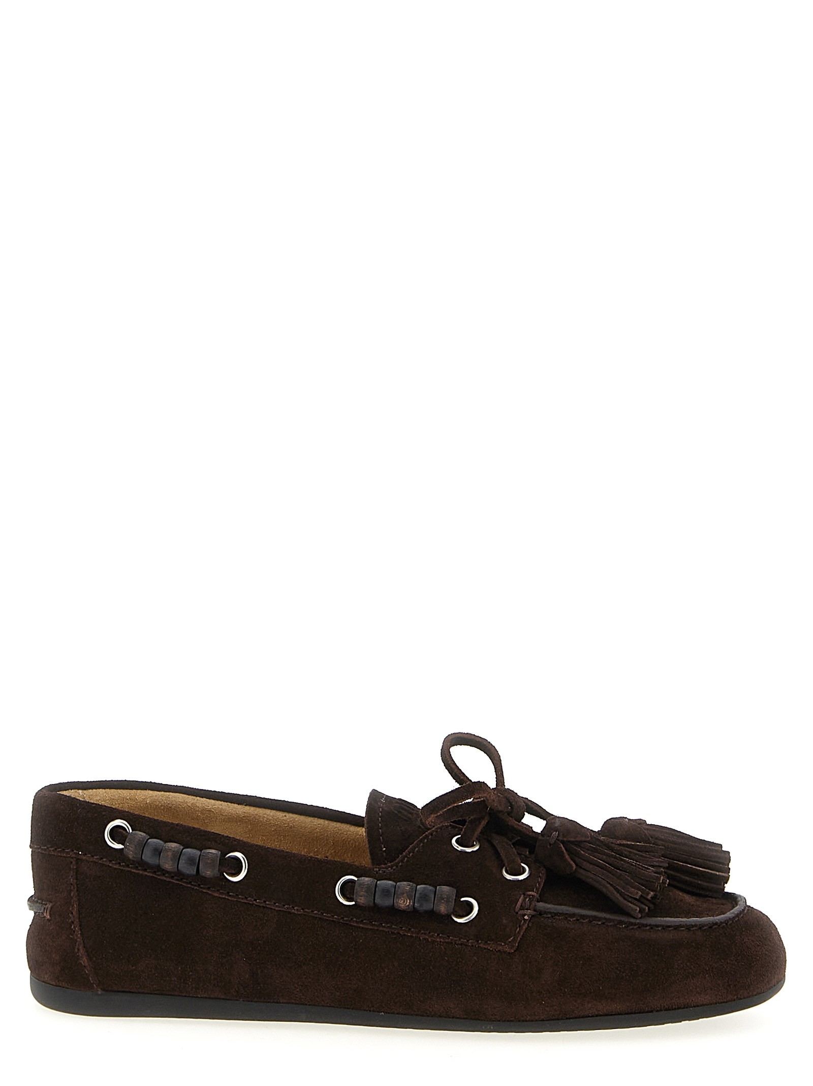 Miu Miu Suede Boat Shoe