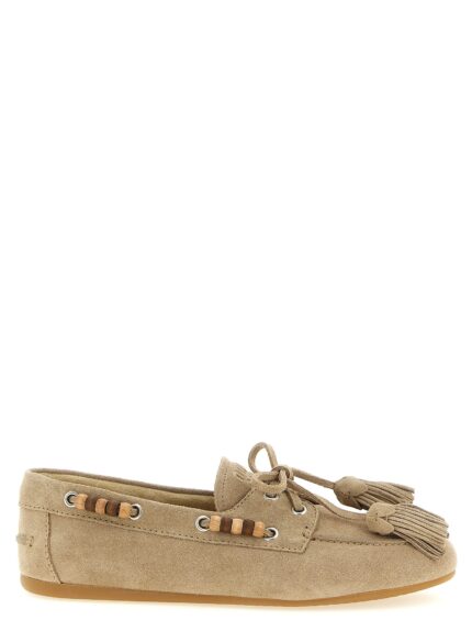 Miu Miu Suede Boat Shoe