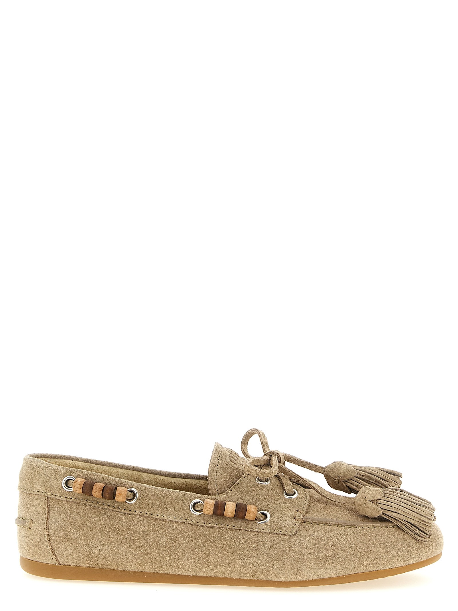 Miu Miu Suede Boat Shoe