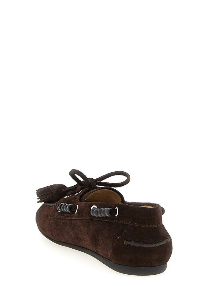 Miu Miu Suede Boat Shoe