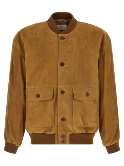 Saint Laurent Suede Bomber Jacket
