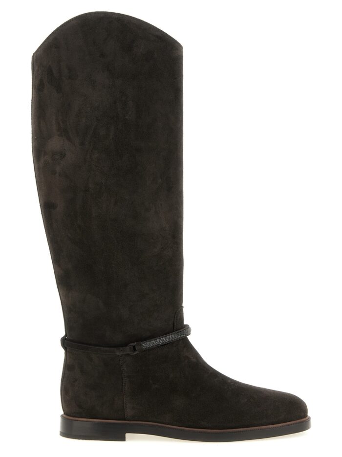 brunello cucinelli suede boots Brunello Cucinelli Suede Boots
