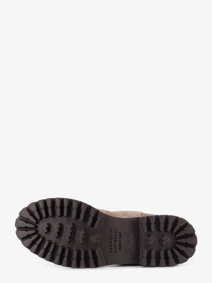 Brunello Cucinelli Suede Boots With Precious Loop Detail