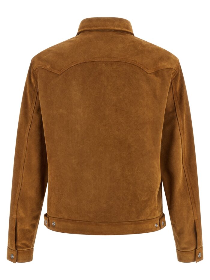 Dsquared2 'Suede Boxy Shirt' Jacket