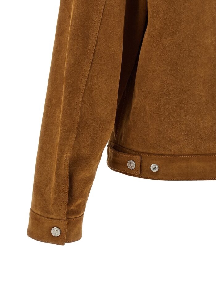Dsquared2 'Suede Boxy Shirt' Jacket