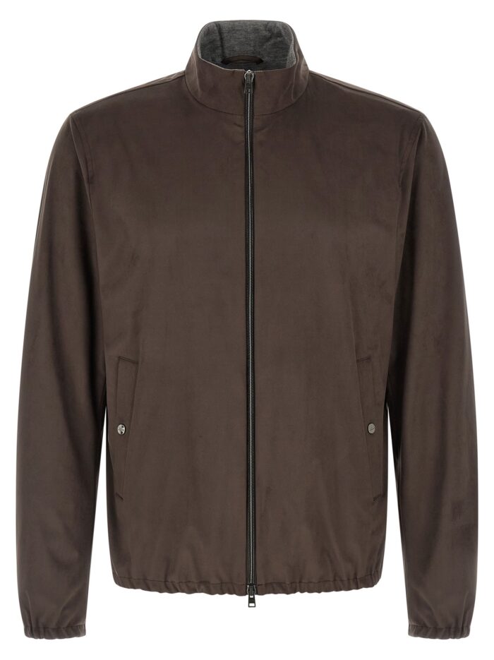 herno suede effect jacket Herno Suede Effect Jacket