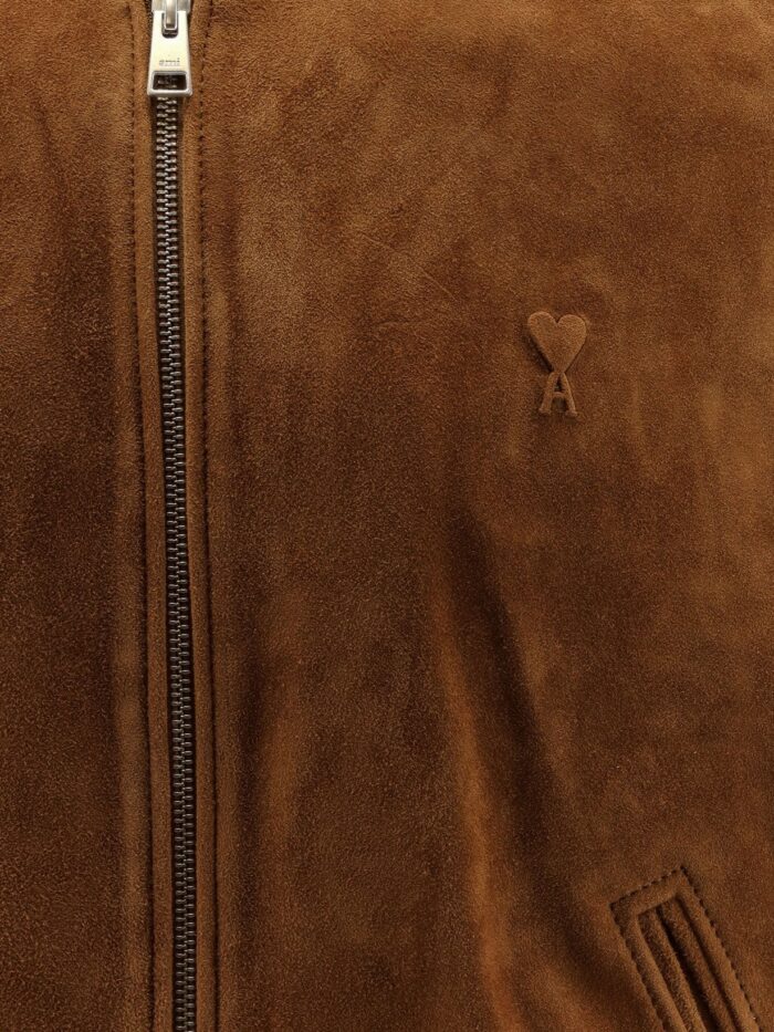 AMI PARIS Suede Goatskin Jacket