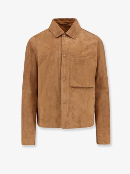 Suede Jacket With Dior Engravings
