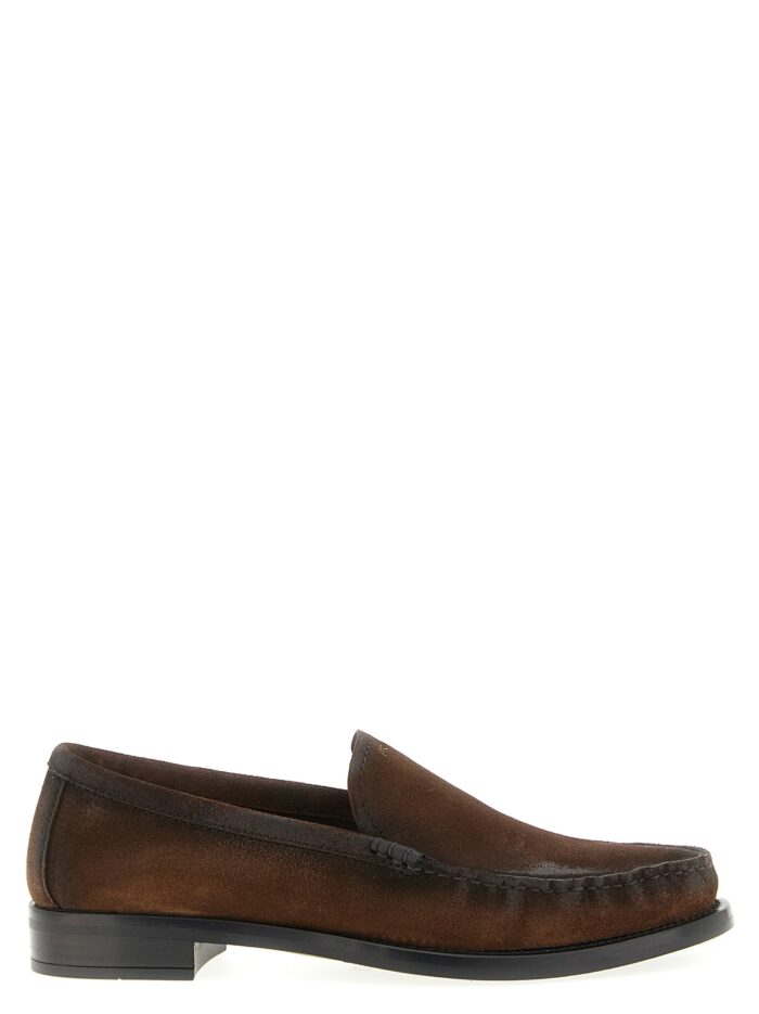 prada suede loafers PRADA Suede Loafers
