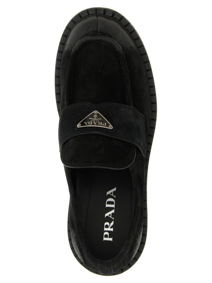 PRADA Suede Loafers