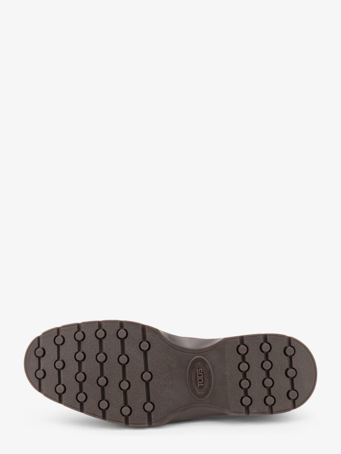 TOD'S Suede Loafers With Metal Logo