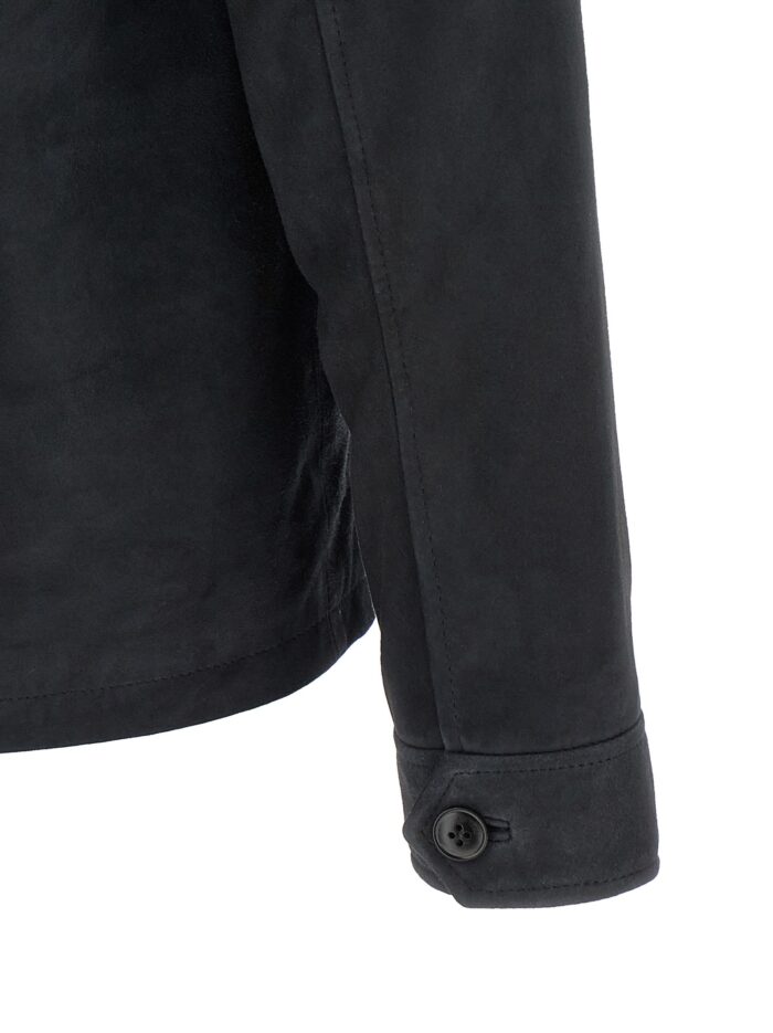 PAL ZILERI Suede Overshirt
