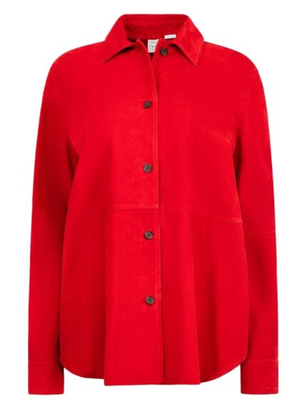 TOTEME SUEDE "OVERSHIRT" SHIRT