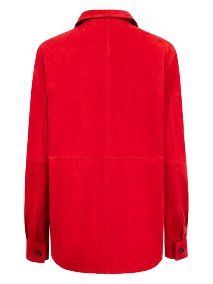 TOTEME SUEDE "OVERSHIRT" SHIRT