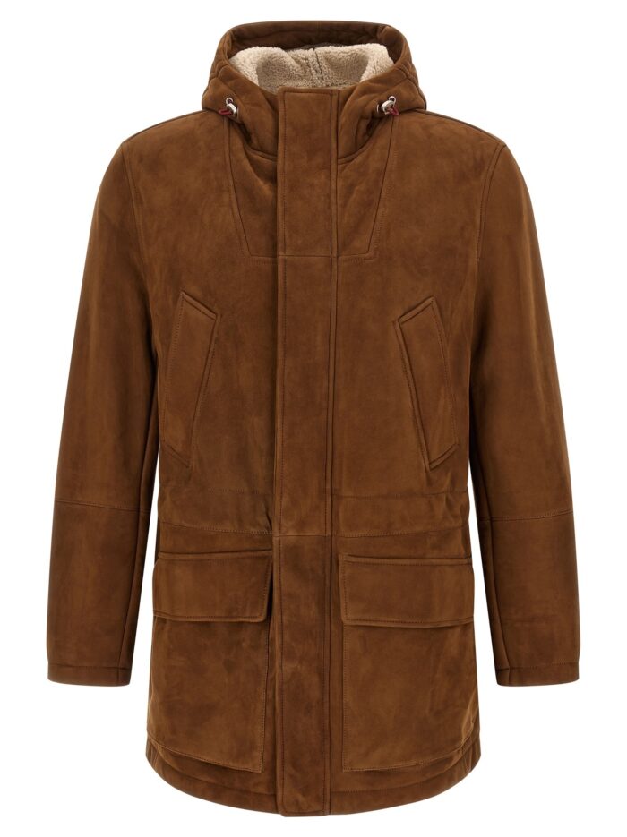 brunello cucinelli suede parka Brunello Cucinelli Suede Parka