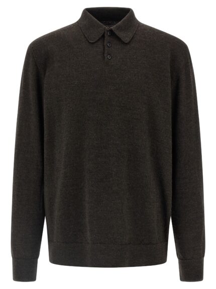 Maison Margiela Suede Patch Polo Shirt