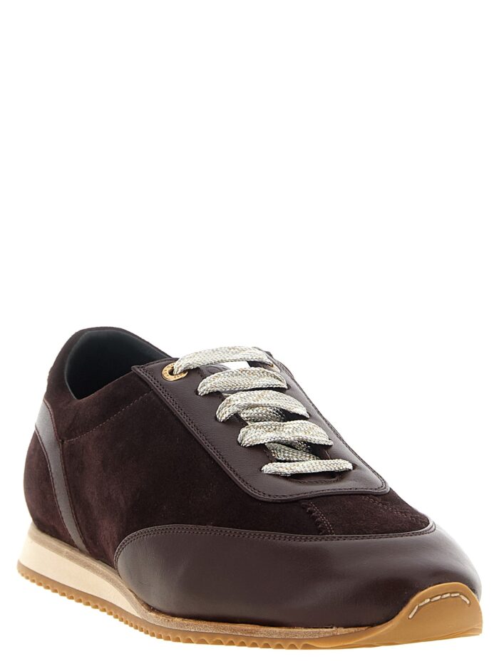 AGNONA Suede Runner Sneakers