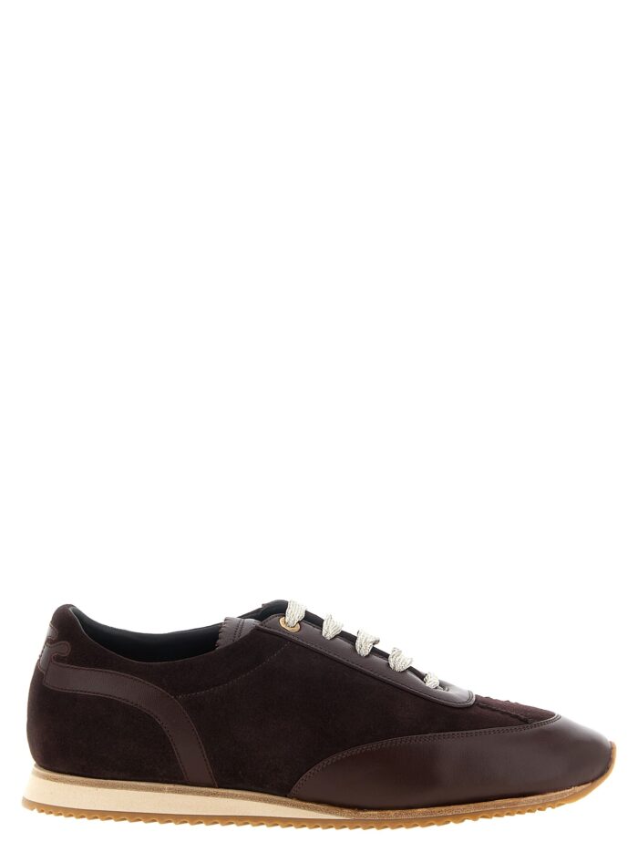 AGNONA Suede Runner Sneakers