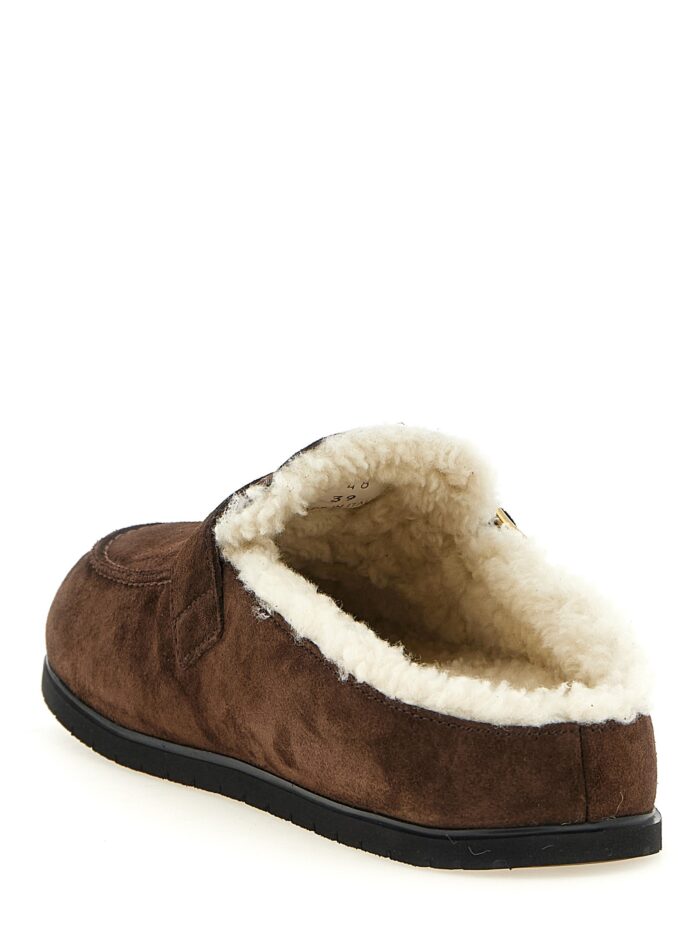 PRADA Suede Sabots