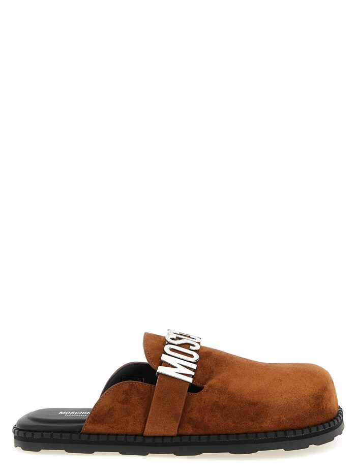 moschino suede sabots Moschino Suede Sabots
