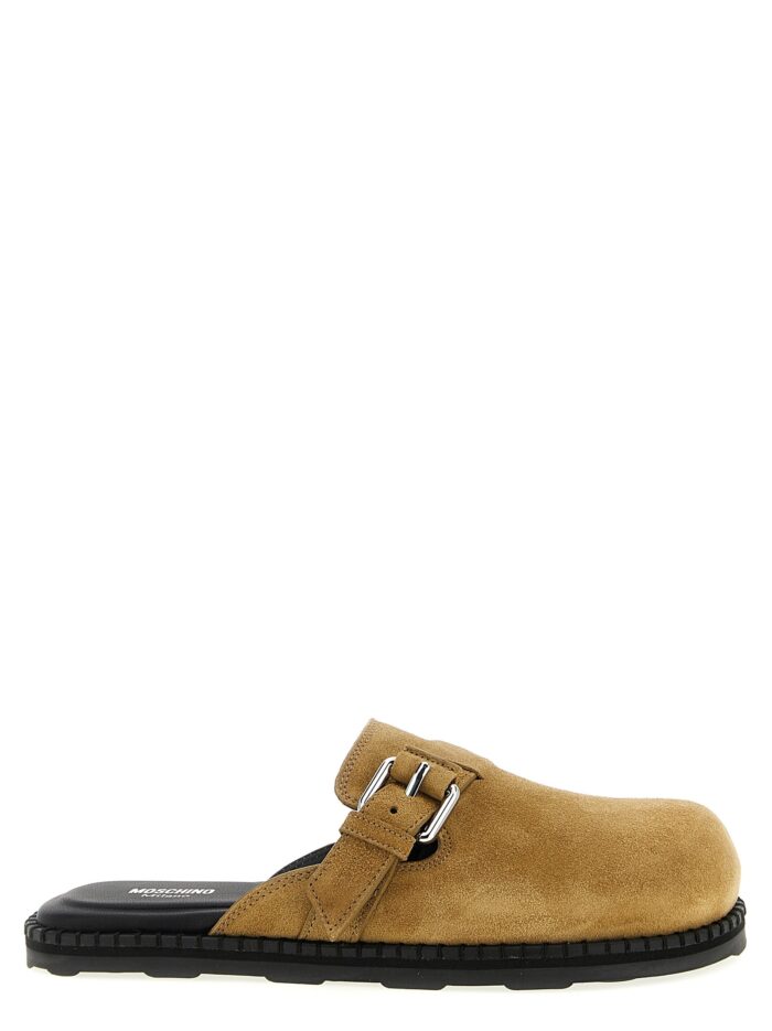 moschino suede sabots Moschino Suede Sabots