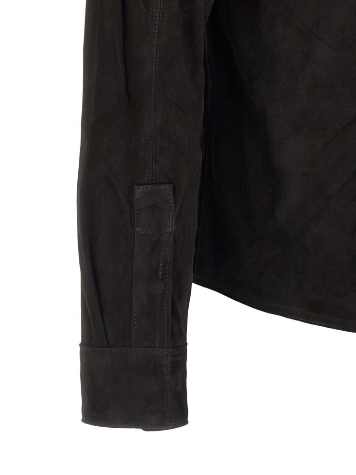 GIORGIO BRATO Suede Shirt Gloves