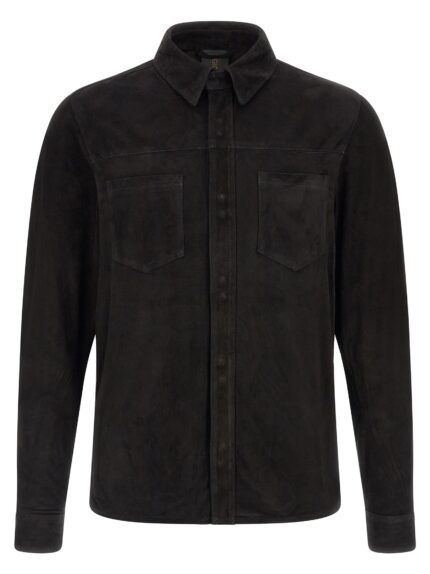 GIORGIO BRATO Suede Shirt Gloves