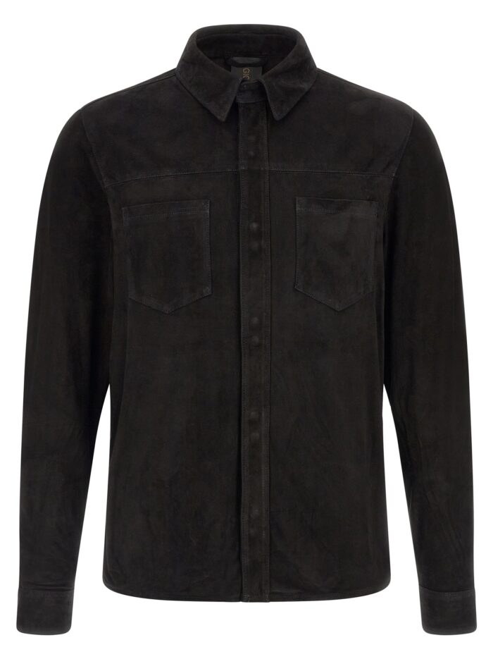 giorgio brato suede shirt gloves GIORGIO BRATO Suede Shirt Gloves