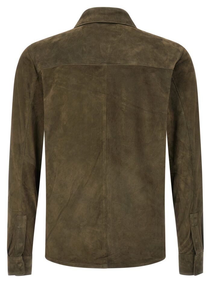 GIORGIO BRATO Suede Shirt Gloves