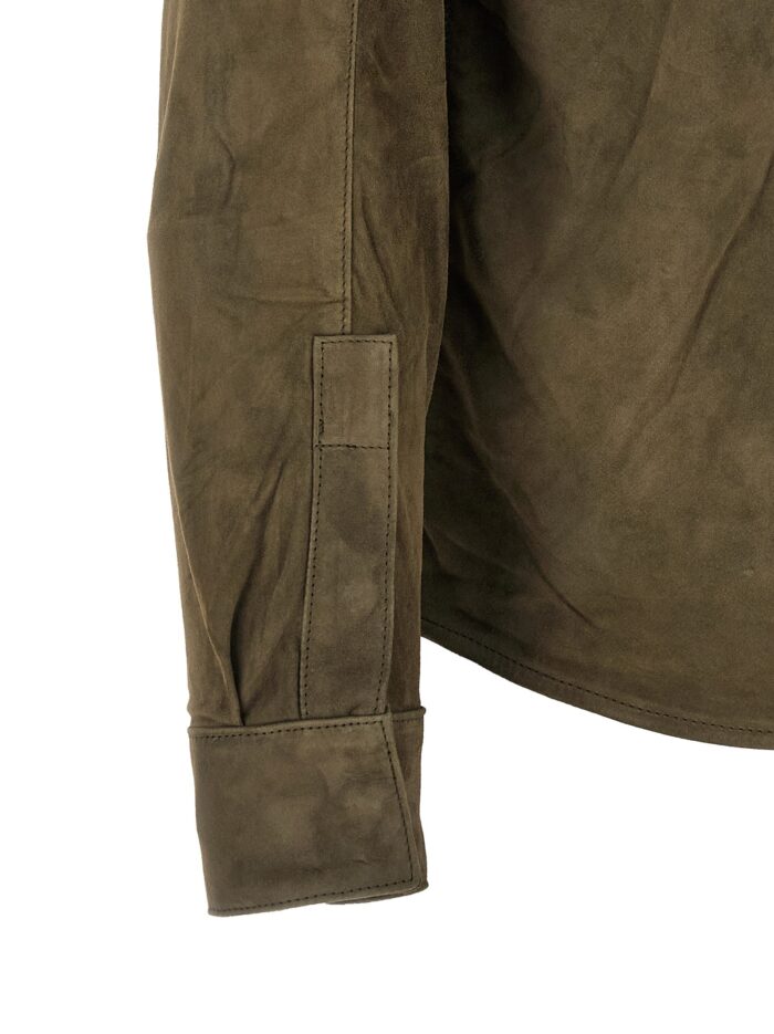 GIORGIO BRATO Suede Shirt Gloves