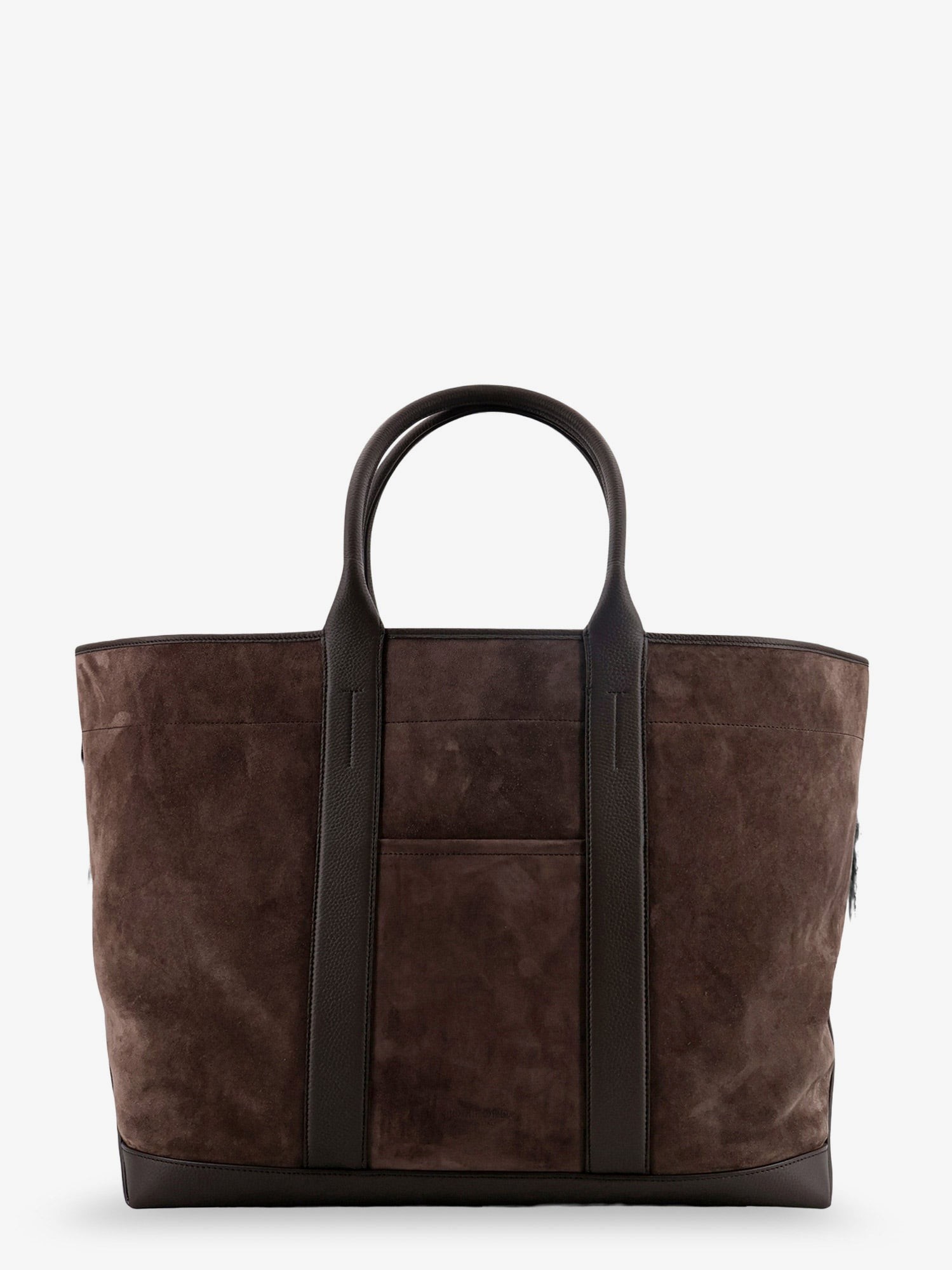 TOM FORD Suede Shopping Bag With Logo Engraved On The Bottom