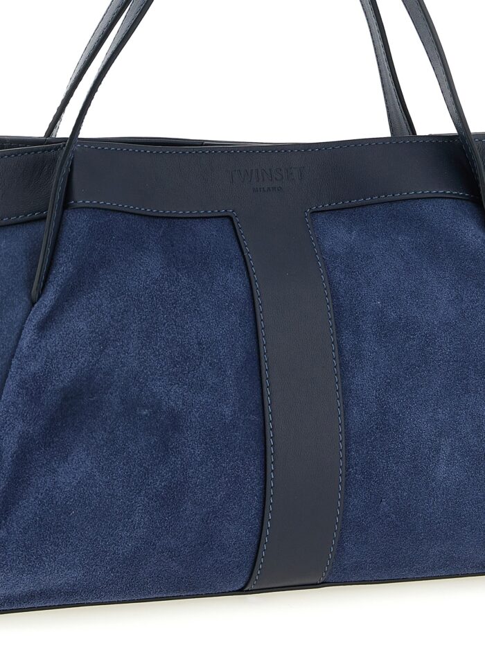 TWIN SET Suede Shoulder Bag